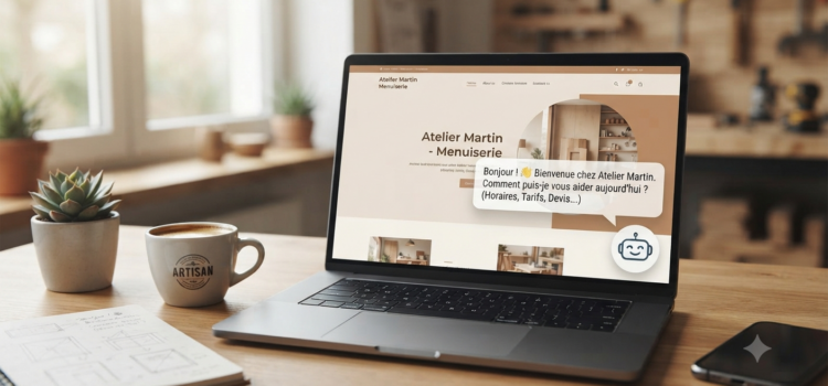 Et si votre site web travaillait pour vous, même la nuit ? (L’art du chatbot pour TPE) Et si votre site web travaillait pour vous, même la nuit ? (L’art du chatbot pour TPE)